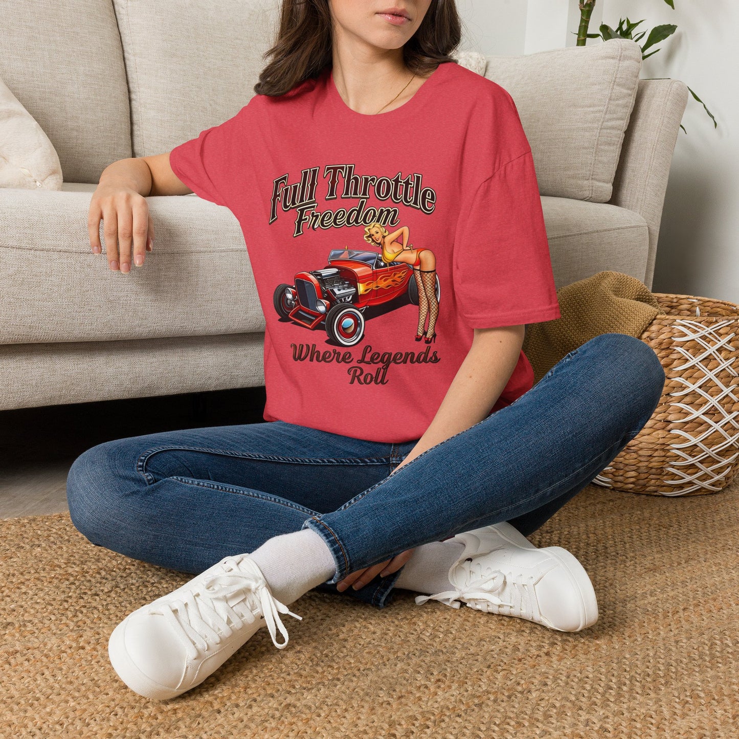 Route 66 T-Shirt | Retro Hot Rod