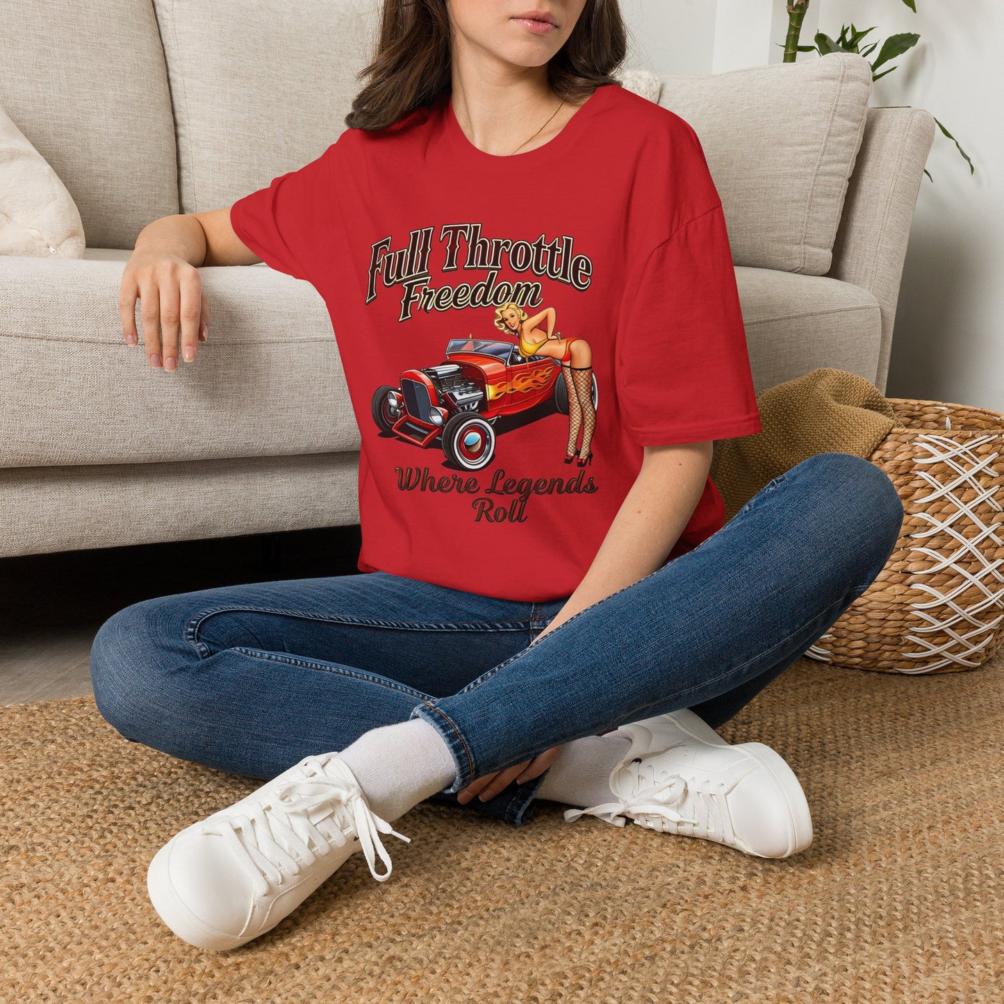 Route 66 T-Shirt | Retro Hot Rod
