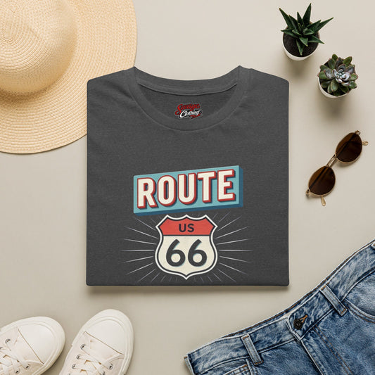Route 66 Centennial — Retro Motel Sign Tee