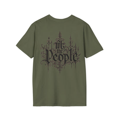 We the People | Born Free, Stay Savage | Gothic Patriot Tee
