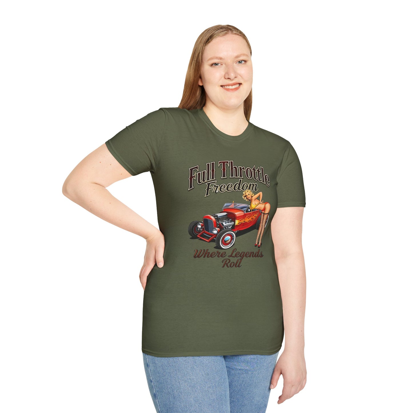 Route 66 T-Shirt | Retro Hot Rod