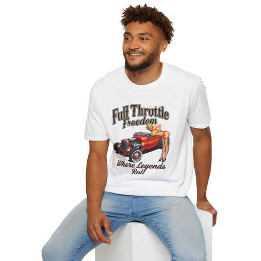 Route 66 T-Shirt | Retro Hot Rod