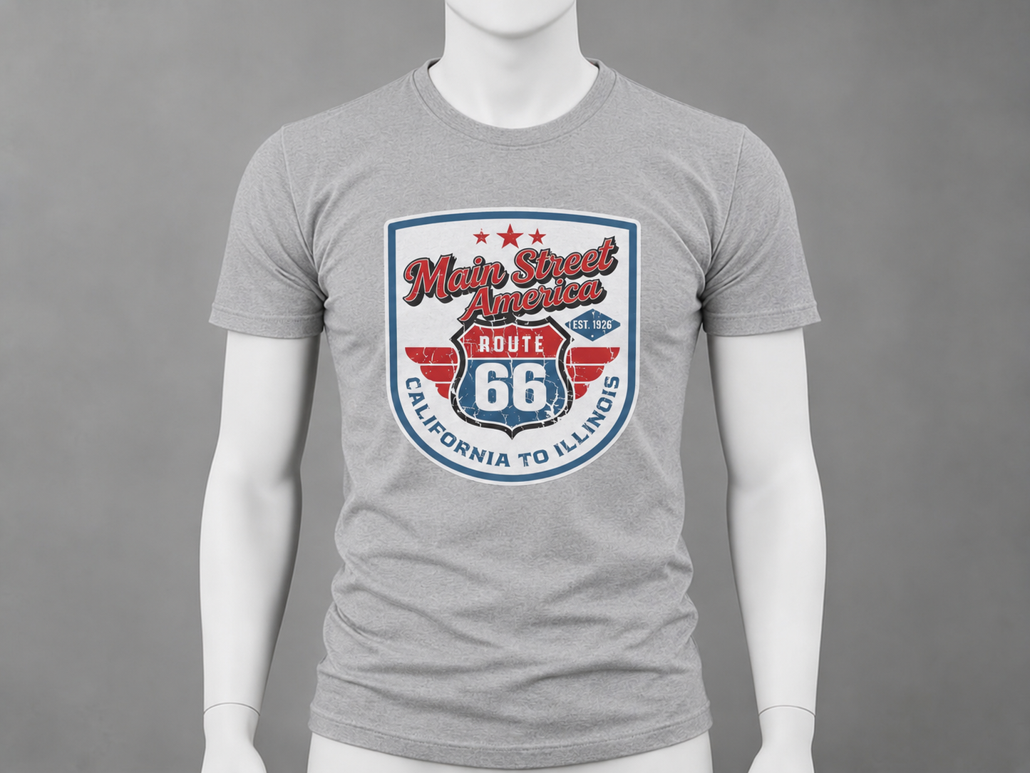 Coast to Coast, Always — California to Illinois (distressed)