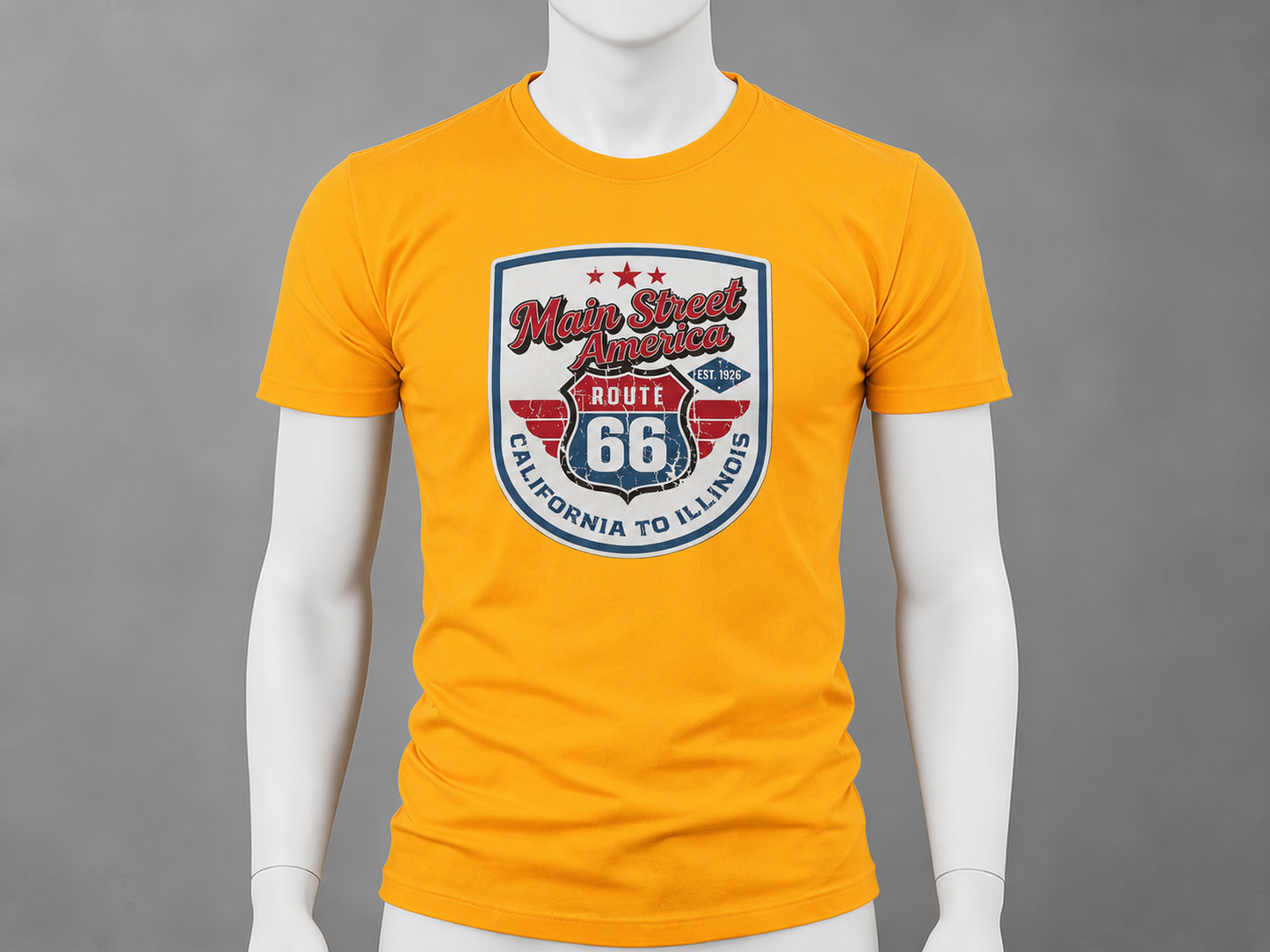 Coast to Coast, Always — California to Illinois (distressed)