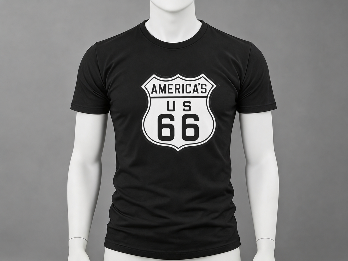 America's Highway — Classic Black & White
