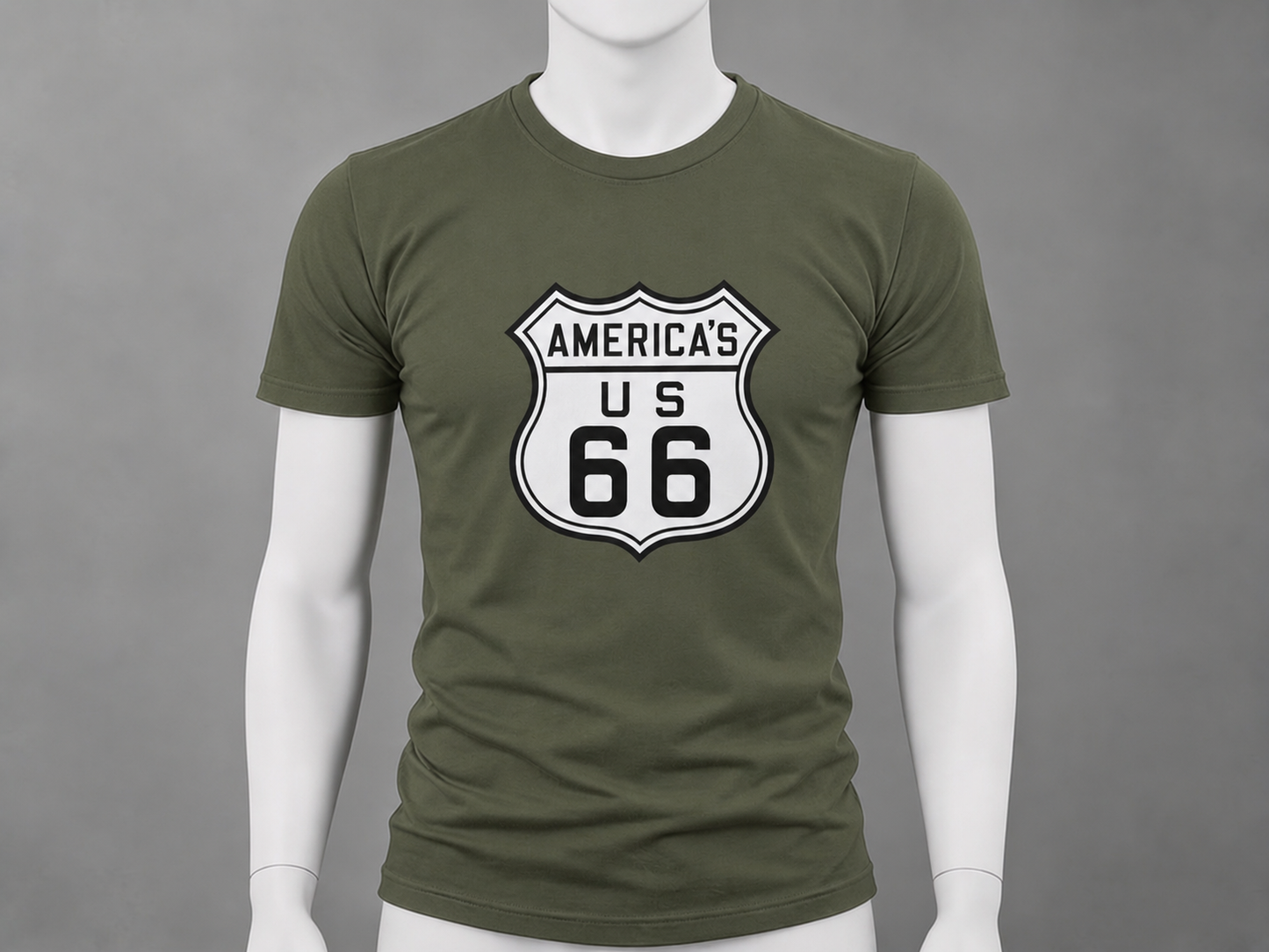 America's Highway — Classic Black & White