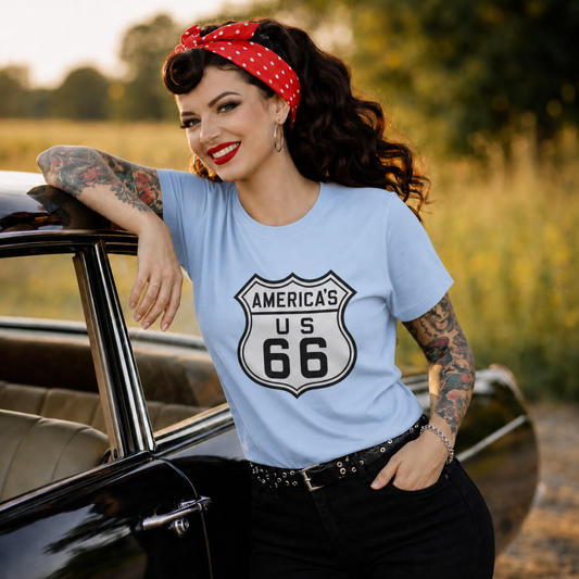 America's Highway — Classic Black & White