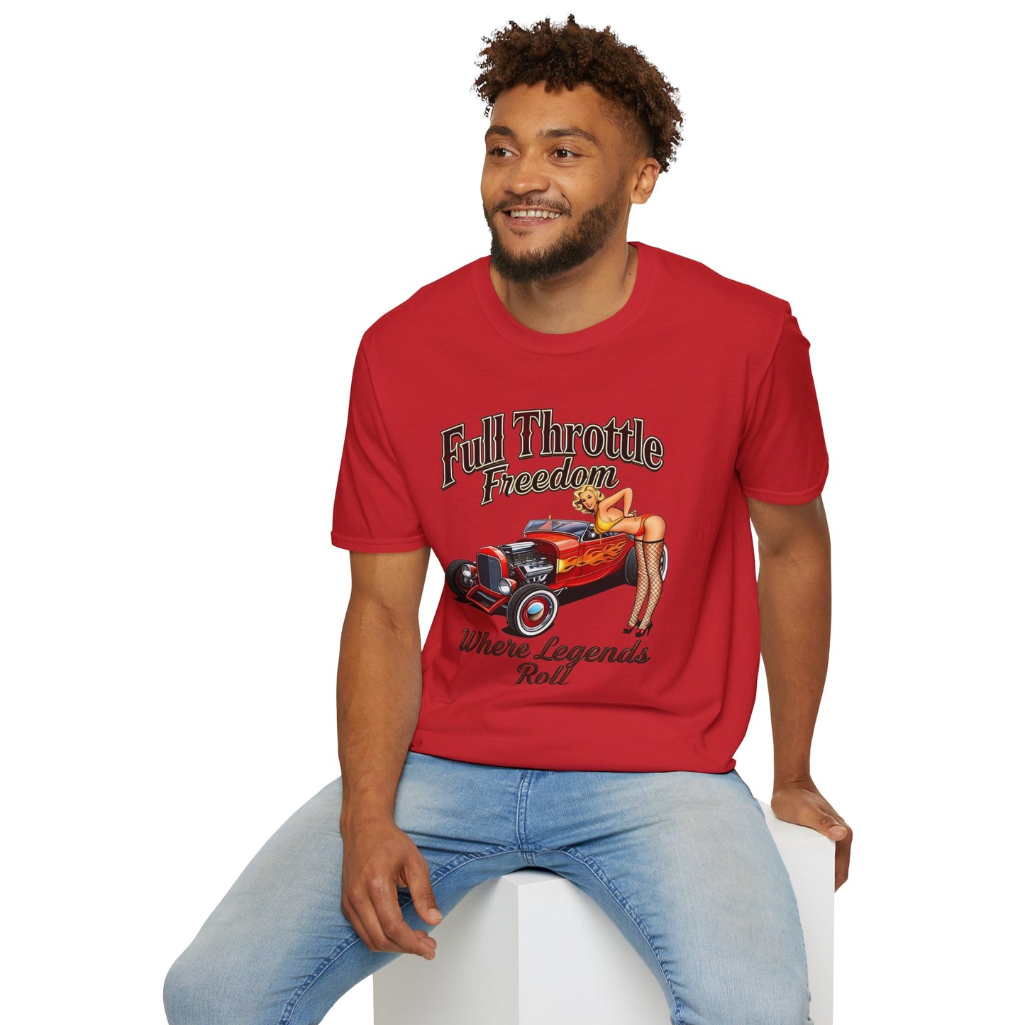 Route 66 T-Shirt | Retro Hot Rod