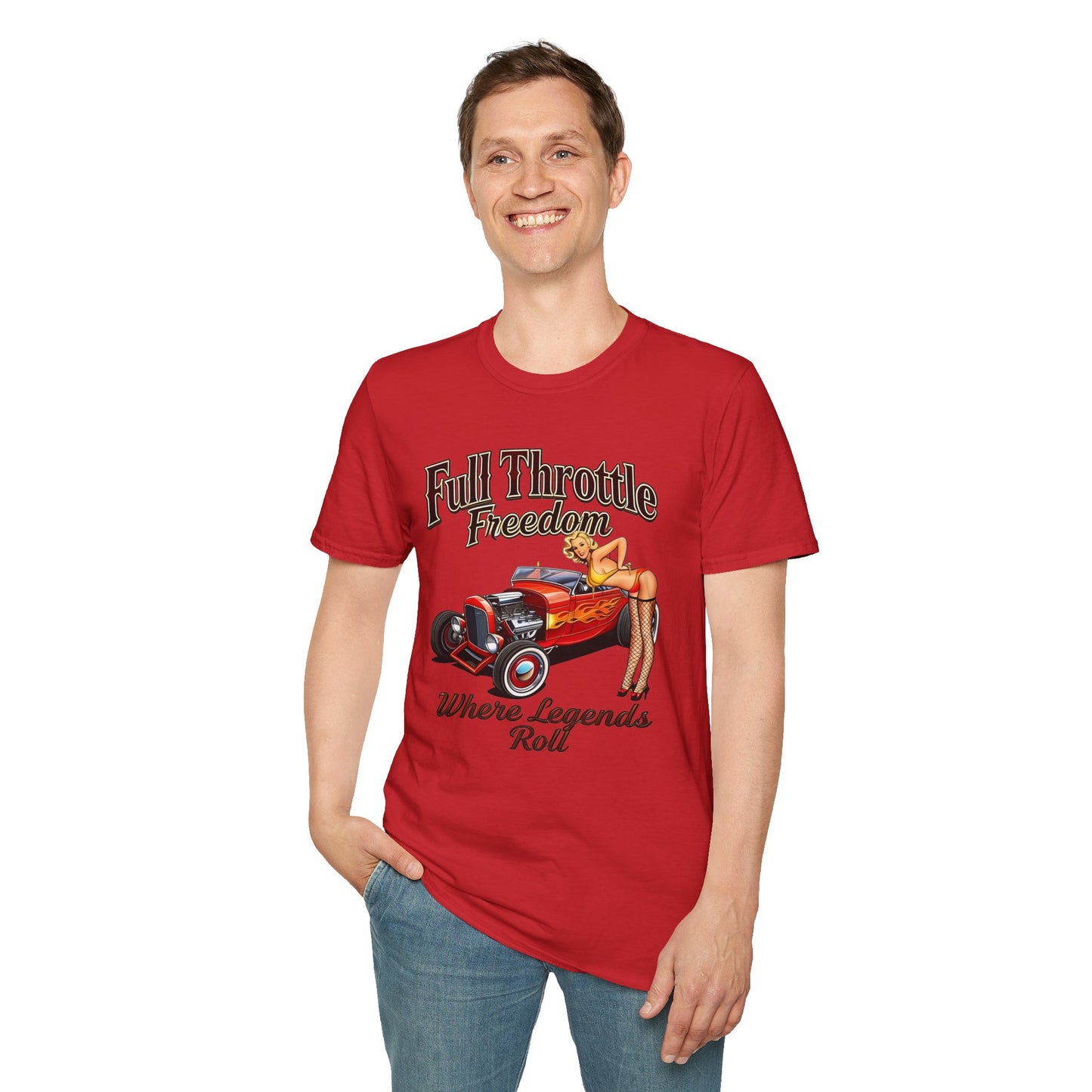 Route 66 T-Shirt | Retro Hot Rod